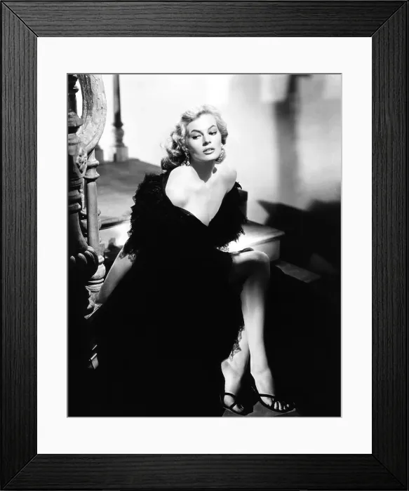 Framed Print : Anita Ekberg, 1950s Framed Print : Anita Ekberg, 1950s