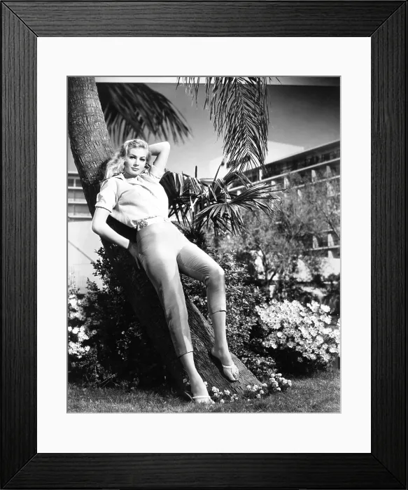 Framed Print : Anita Ekberg, late 1950s