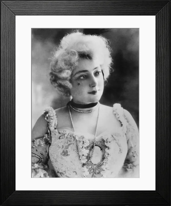 Framed Print : Anna Held, 1910s