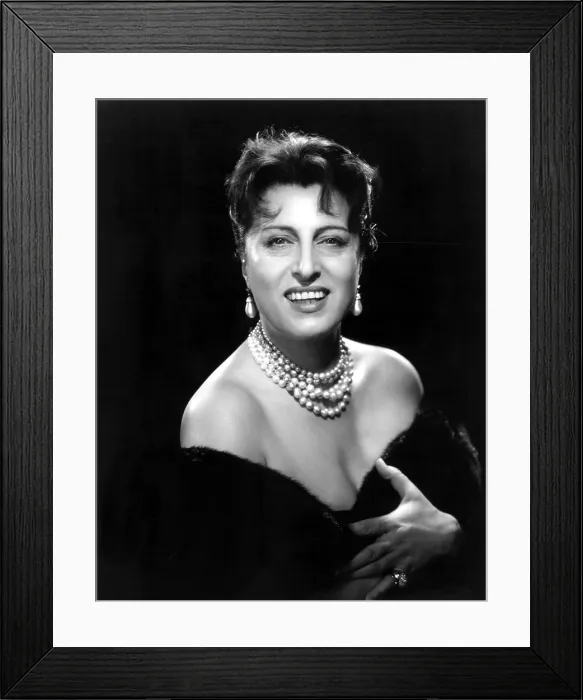 Framed Print : ANNA MAGNANI, c. 1960s Framed Print : ANNA MAGNANI, c. 1960s