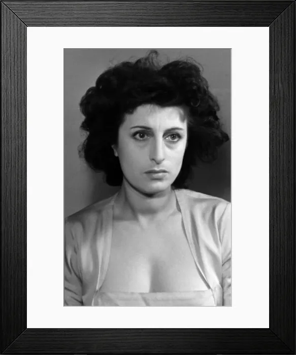Framed Print : Anna Magnani, ca. 1950s Framed Print : Anna Magnani, ca. 1950s