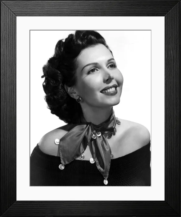 Framed Print : ANN MILLER, portrait Framed Print : ANN MILLER, portrait