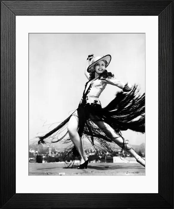 Framed Print : ANN MILLER, rehearsing dance routine on the set of the film 'Go West Young Lady', circa 1941, ph: A.L. Whitey Schafer Framed Print : ANN MILLER, rehearsing dance routine on the set of the film 'Go West Young Lady', circa 1941, ph: A.L. Whitey Schafer