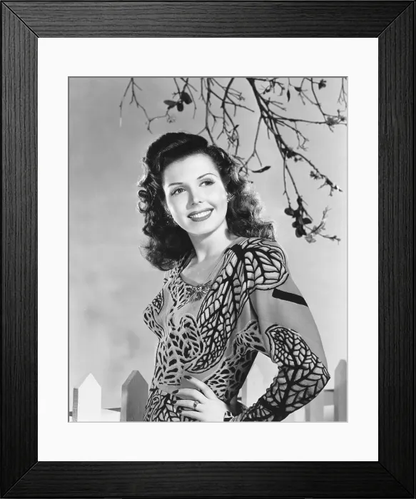 Framed Print : Ann Miller, ca. mid-1940s Framed Print : Ann Miller, ca. mid-1940s