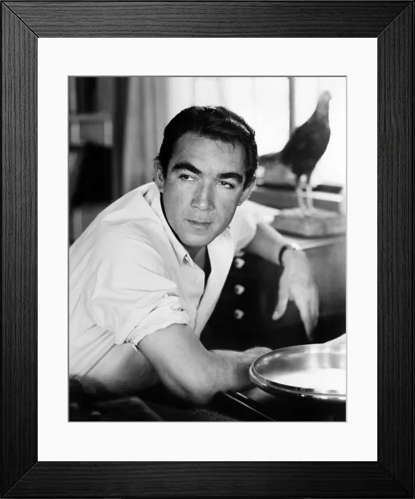Framed Print : ANTHONY QUINN, 3 / 15 / 57
