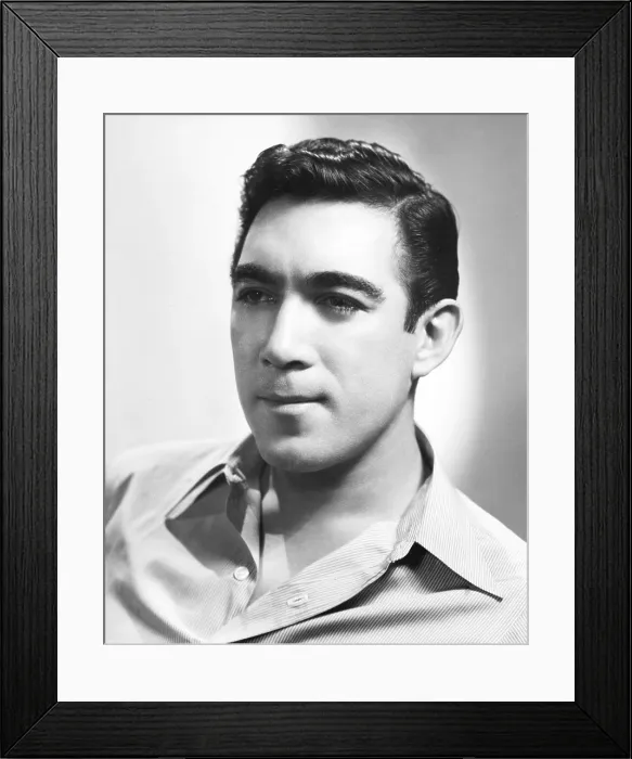 Framed Print : Anthony Quinn, 1940s Framed Print : Anthony Quinn, 1940s