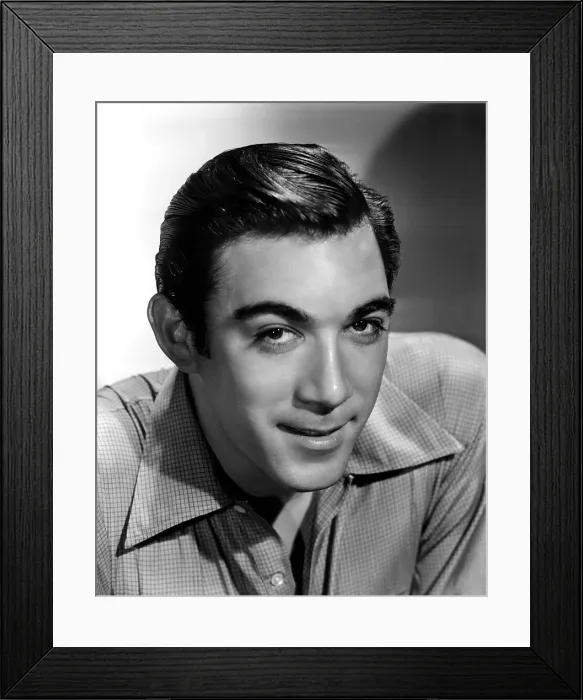 Framed Print : ANTHONY QUINN, 20th Century-Fox, 1940s, TM and Copyright (c) 20th Century-Fox Film Corp. All Rights Reserved