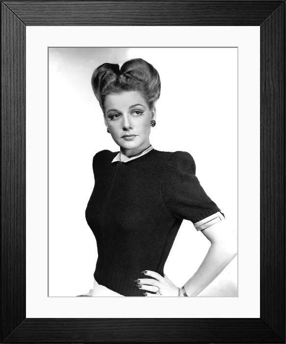 Framed Print : ANN SHERIDAN, portrait, circa 1945