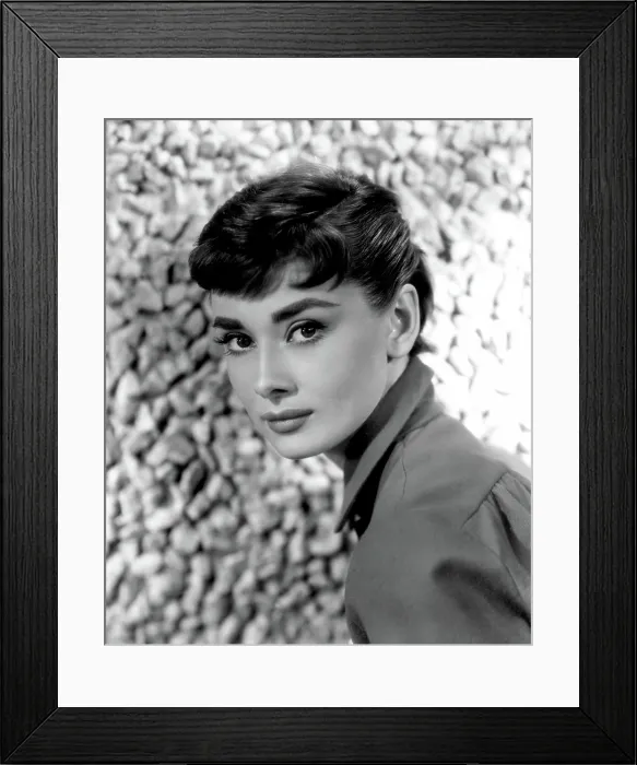 Framed Print : Audrey Hepburn, 1954