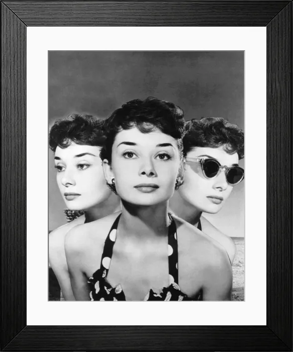 Framed Print : Audrey Hepburn, ca. 1953