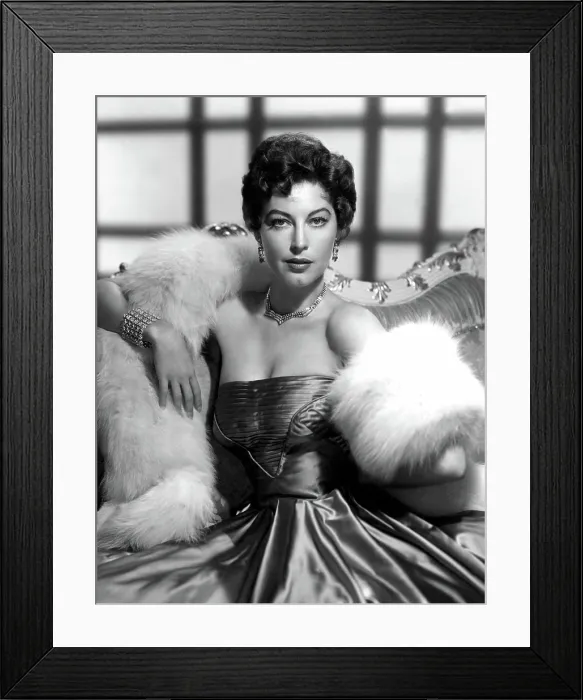Framed Print : Ava Gardner, MGM portrait, circa 1954