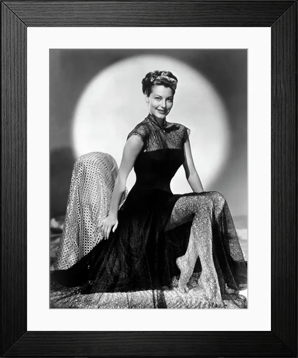 Framed Print : Ava Gardner, 1950