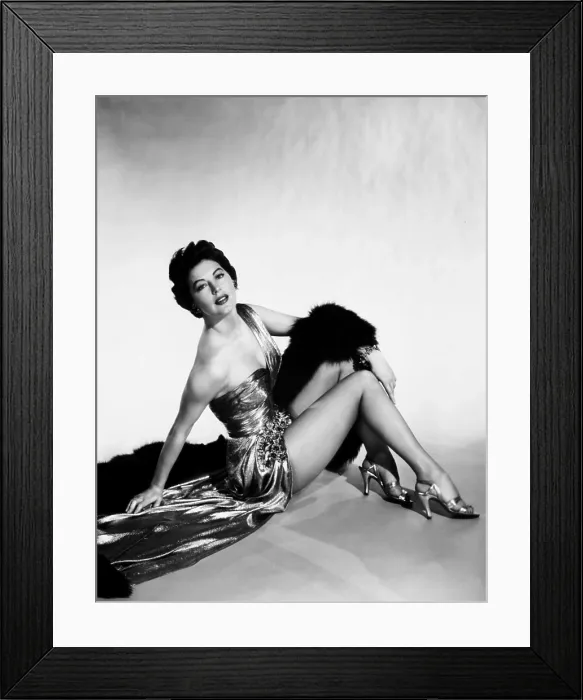 Framed Print : Ava Gardner, ca. mid-1950s Framed Print : Ava Gardner, ca. mid-1950s