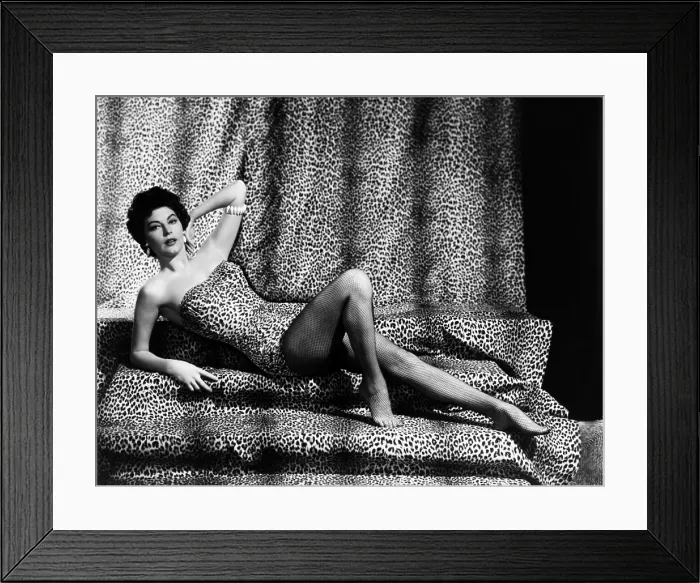 Framed Print : Ava Gardner, ca. mid-1950s Framed Print : Ava Gardner, ca. mid-1950s