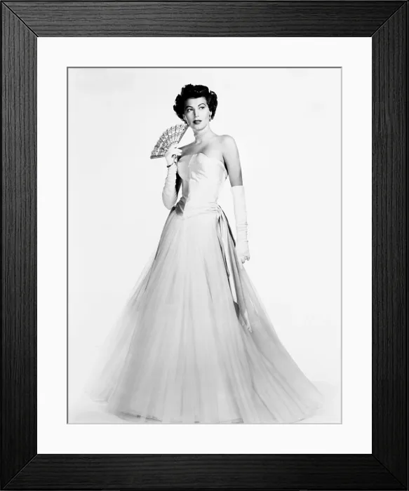 Framed Print : Ava Gardner, ca. mid-1950s Framed Print : Ava Gardner, ca. mid-1950s