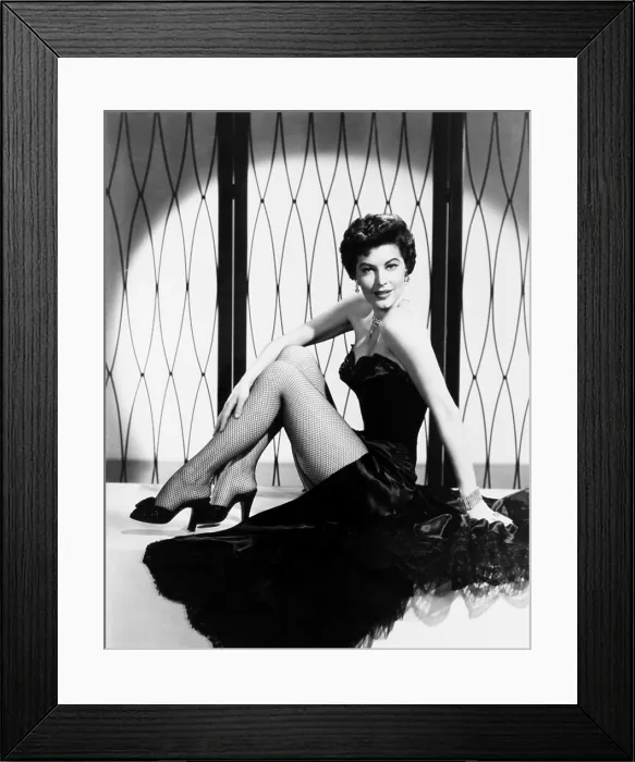 Framed Print : Ava Gardner, ca. mid-1950s Framed Print : Ava Gardner, ca. mid-1950s