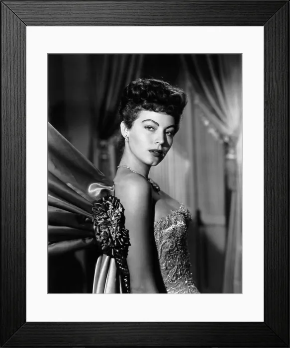 Framed Print : Ava Gardner, ca. 1950 Framed Print : Ava Gardner, ca. 1950