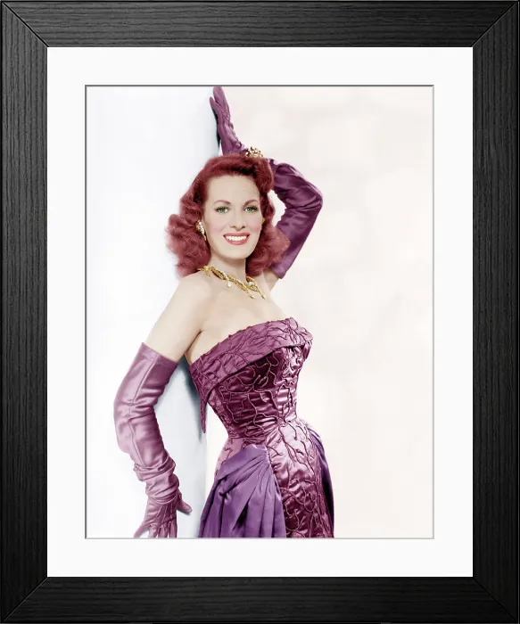 Framed Print : MALAGA, (aka FIRE OVER AFRICA), Maureen O'Hara, 1954