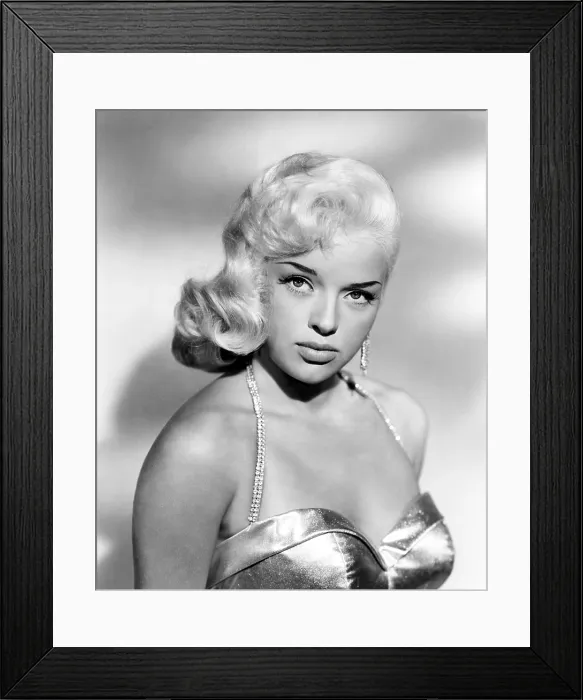 Framed Print : Diana Dors, Universal Pictures portrait, ca. 1957