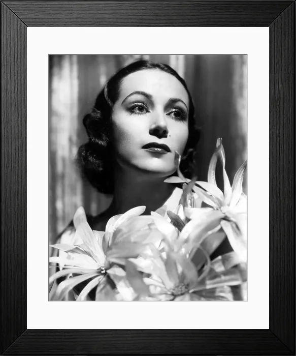 Framed Print : Dolores Del Rio, portrait ca. 1934