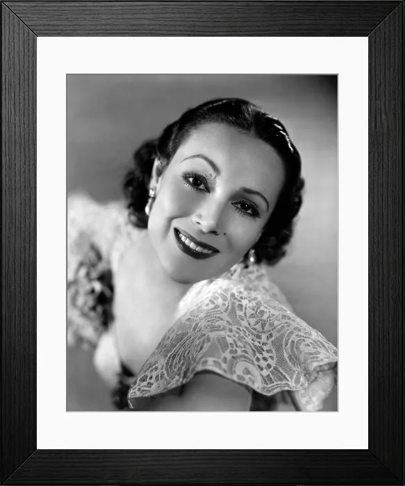 Framed Print : Dolores del Rio, 1934