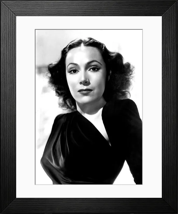 Framed Print : Dolores Del Rio, portrait ca. 1940
