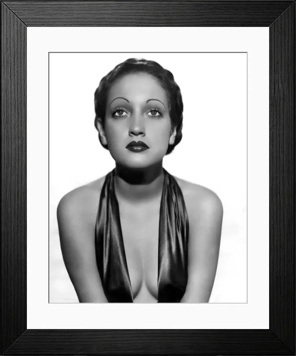 Framed Print : DOROTHY LAMOUR as a C.B.S. radio songstress, 1934