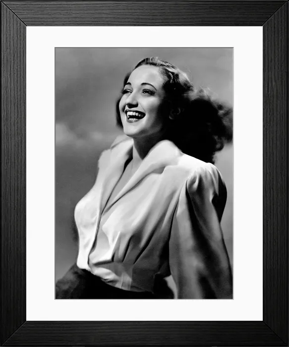 Framed Print : Dorothy Lamour, ca. 1940s Framed Print : Dorothy Lamour, ca. 1940s