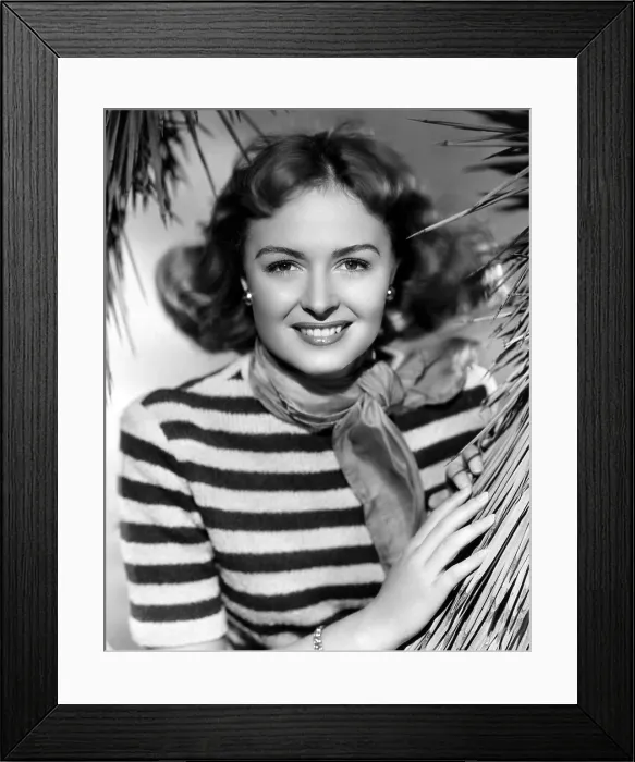 Framed Print : Donna Reed, ca. early-mid 1950s, ph: Bud Fraker