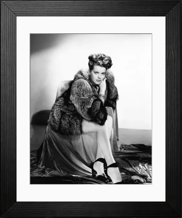 Framed Print : Janis Paige, Warner Bros. portrait by Bert Six, circa 1944