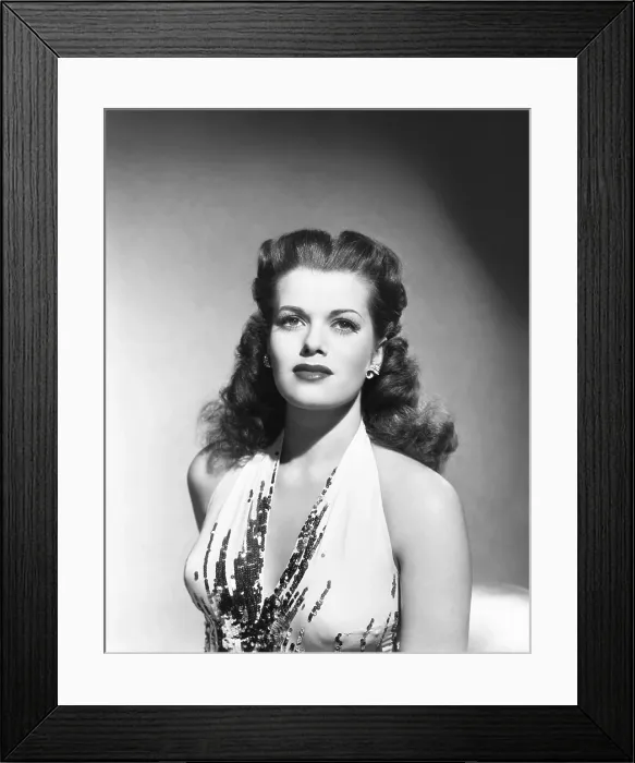 Framed Print : Janis Paige, Warner Bros. portrait by Henry Waxman, late 1940s Framed Print : Janis Paige, Warner Bros. portrait by Henry Waxman, late 1940s