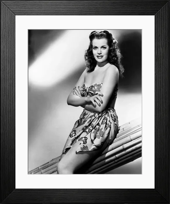 Framed Print : Janis Paige, Warner Bros. portrait, circa 1946