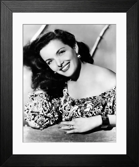Framed Print : JANE RUSSELL, portrait