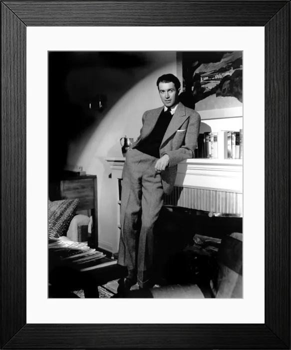 Framed Print : JAMES STEWART, portrait