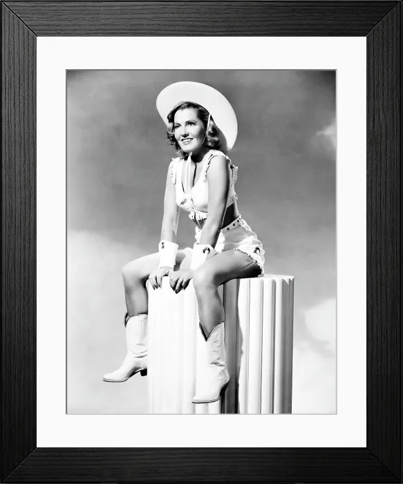 Framed Print : Jean Arthur, 1940s, ph: John Miehle