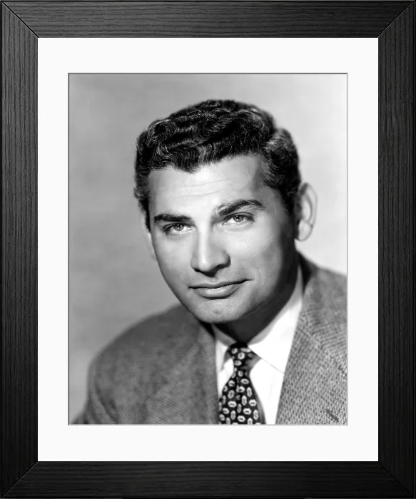 Framed Print : Jeff Chandler, ca. 1951