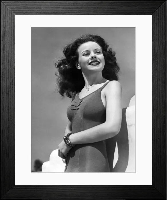 Framed Print : Jeanne Crain, ca. 1944