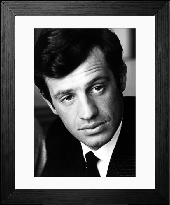 Framed Print : Jean-Paul Belmondo, circa 1960s