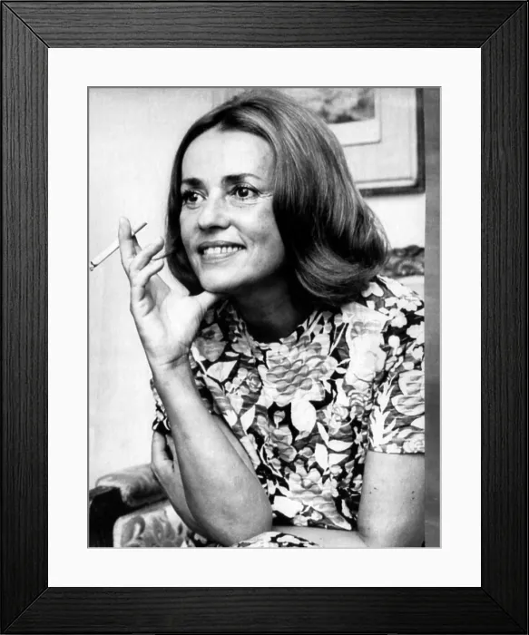 Framed Print : Jeanne Moreau, ca. late 1960s