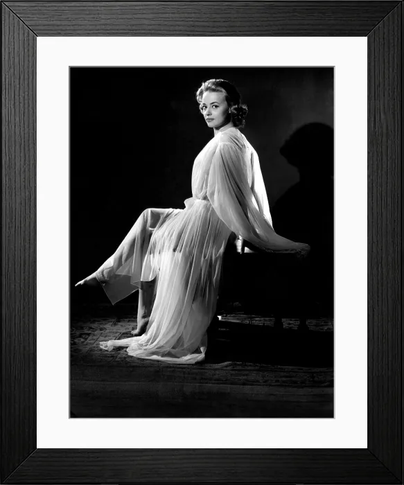 Framed Print : Jeanne Moreau, ca. 1950s Framed Print : Jeanne Moreau, ca. 1950s