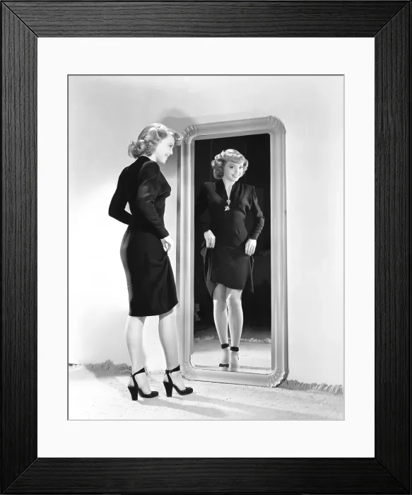 Framed Print : Jean Porter, 1945