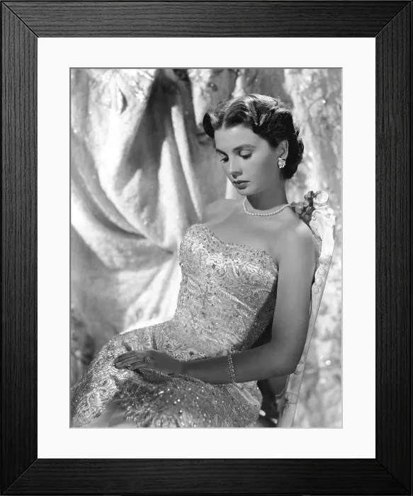 Framed Print : Jean Simmons Framed Print : Jean Simmons