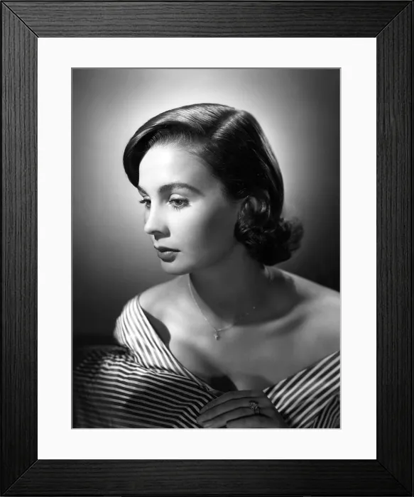 Framed Print : Jean Simmons, MGM portrait, ca. 1953