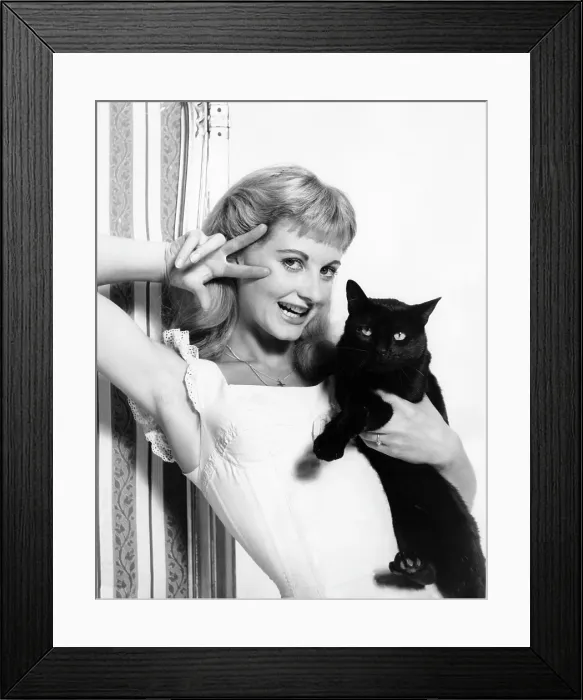 Framed Print : British starlet Jill Ireland, 1956
