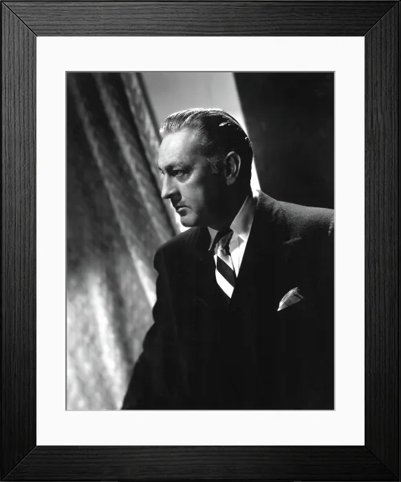 Framed Print : John Barrymore, 1936, Photo by Ted Allen'