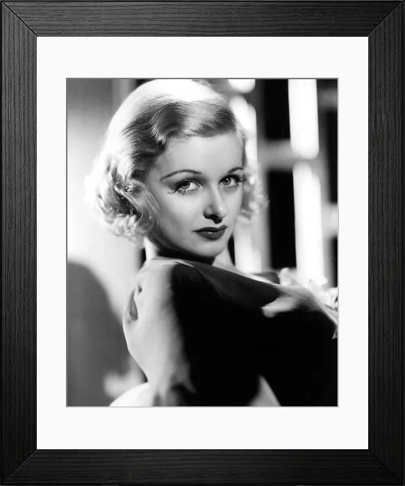 Framed Print : JOAN BENNETT, 1936, after a makeover from Wally Westmore, designed to make her look less like an ingenue and more like a sophisticated leading lady Framed Print : JOAN BENNETT, 1936, after a makeover from Wally Westmore, designed to make her look less like an ingenue and more like a sophisticated leading lady