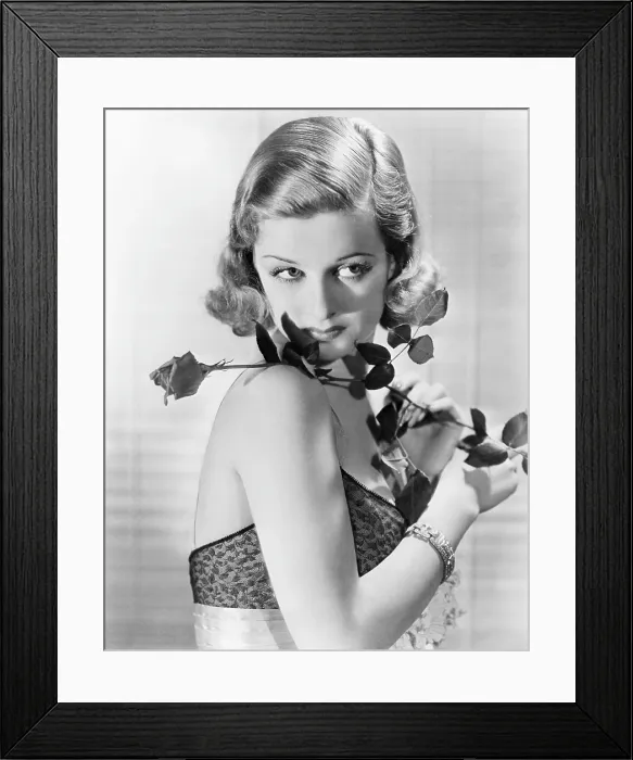 Framed Print : Joan Bennett, 1938 Framed Print : Joan Bennett, 1938