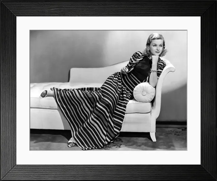 Framed Print : Joan Bennett, Paramount Pictures portrait, 1938 Framed Print : Joan Bennett, Paramount Pictures portrait, 1938