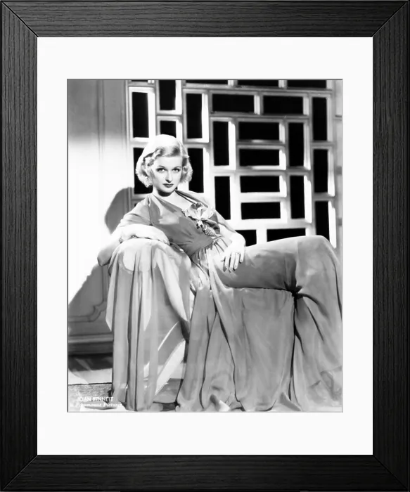 Framed Print : Joan Bennett, 1938 Framed Print : Joan Bennett, 1938
