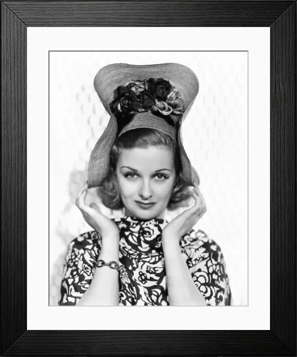 Framed Print : Joan Bennett, 1938 Framed Print : Joan Bennett, 1938